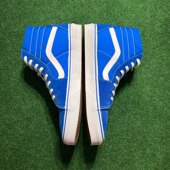 Men’s Van’s Sk8-Hi Shoes US 11 Royal Blue/White High-Top 'Dazzling Blue' 500714 - Picture 2 of 5